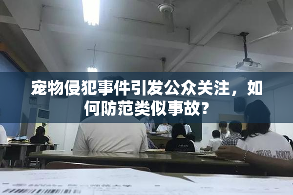 宠物侵犯事件引发公众关注，如何防范类似事故？