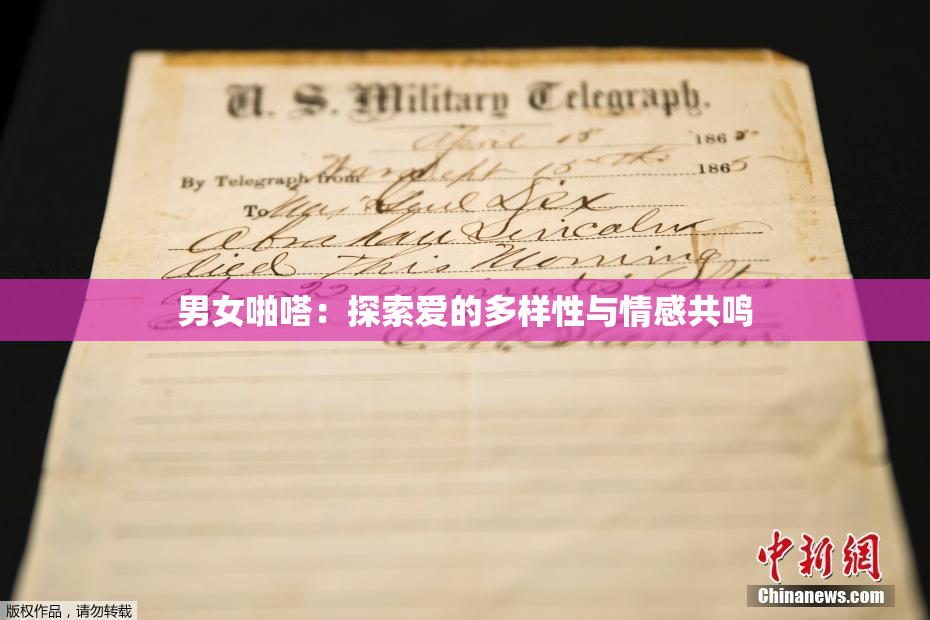 男女啪嗒：探索爱的多样性与情感共鸣
