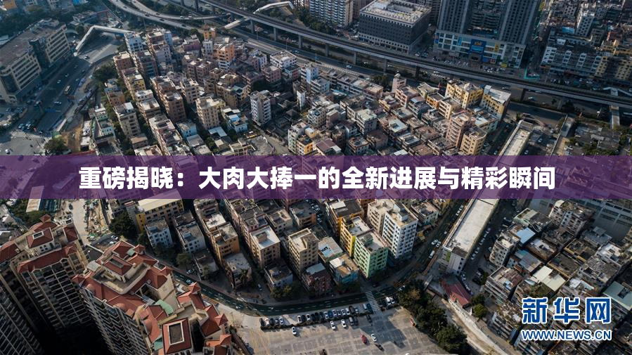 重磅揭晓：大肉大捧一的全新进展与精彩瞬间