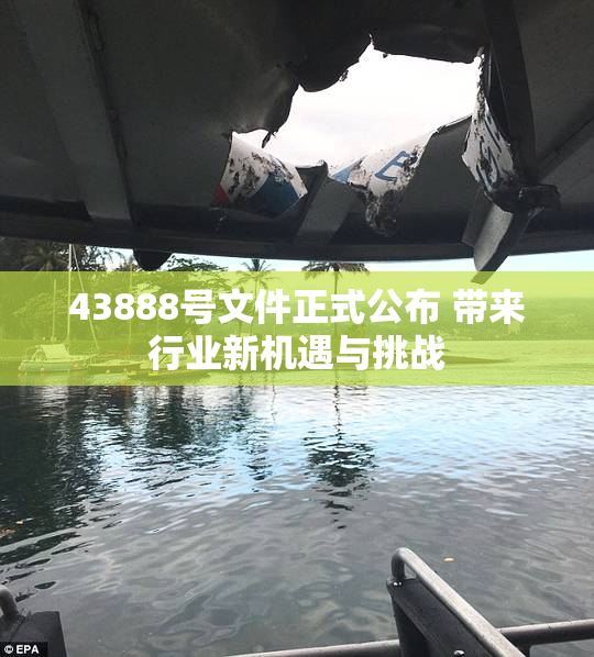 43888号文件正式公布 带来行业新机遇与挑战