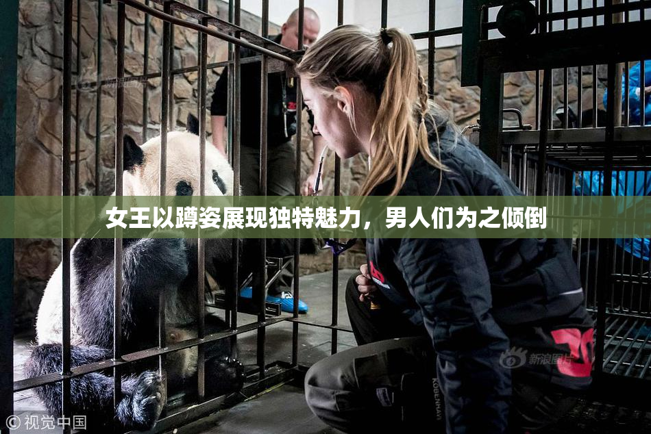 女王以蹲姿展现独特魅力，男人们为之倾倒