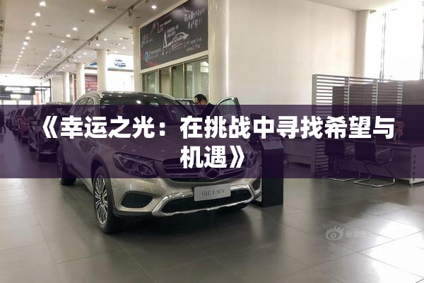《幸运之光：在挑战中寻找希望与机遇》