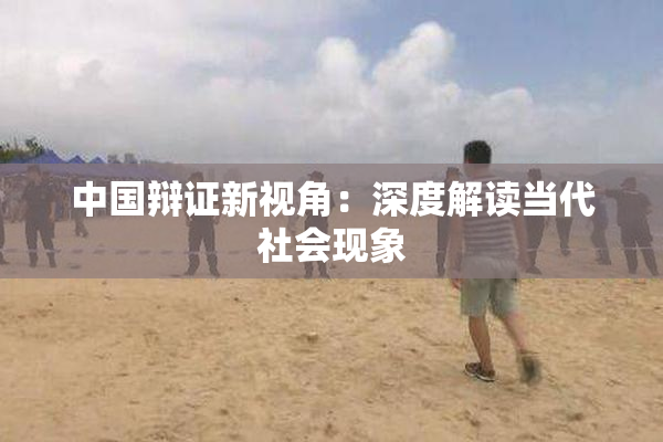 中国辩证新视角：深度解读当代社会现象