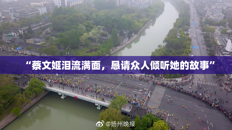 “蔡文姬泪流满面，恳请众人倾听她的故事”