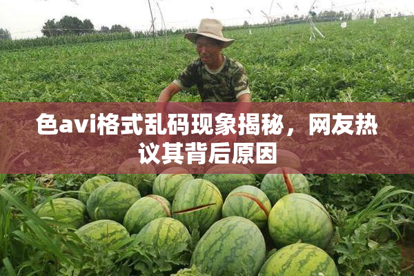 色avi格式乱码现象揭秘，网友热议其背后原因