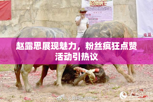 赵露思展现魅力，粉丝疯狂点赞活动引热议