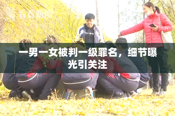 一男一女被判一级罪名，细节曝光引关注