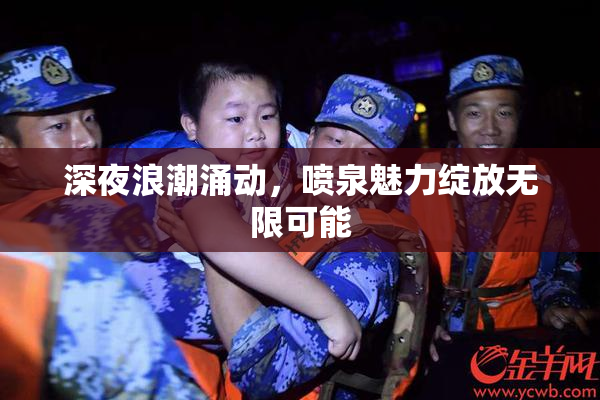 深夜浪潮涌动，喷泉魅力绽放无限可能