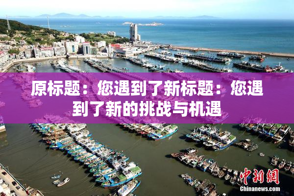 原标题：您遇到了新标题：您遇到了新的挑战与机遇