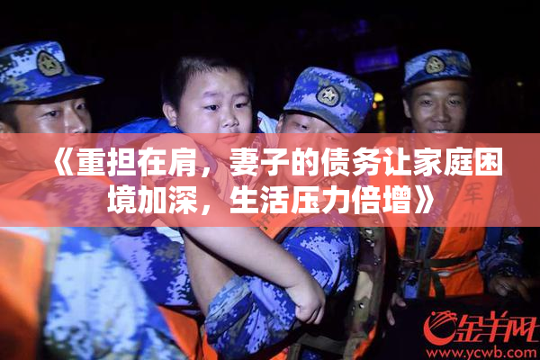 《重担在肩，妻子的债务让家庭困境加深，生活压力倍增》