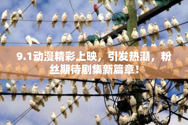9.1动漫精彩上映，引发热潮，粉丝期待剧集新篇章！