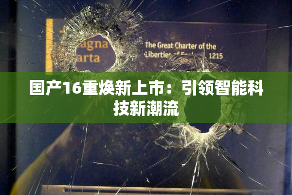 国产16重焕新上市：引领智能科技新潮流