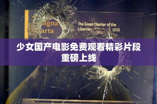 少女国产电影免费观看精彩片段重磅上线