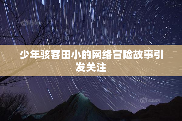 少年骇客田小的网络冒险故事引发关注