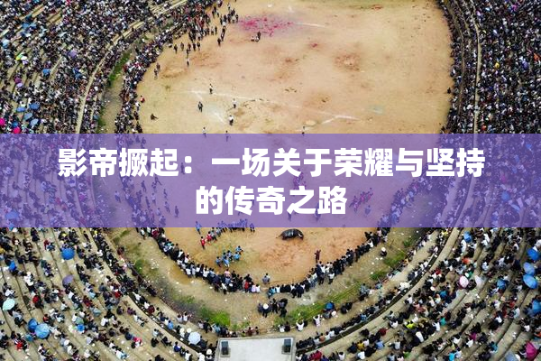 影帝撅起：一场关于荣耀与坚持的传奇之路