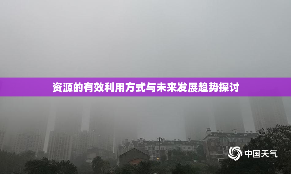 资源的有效利用方式与未来发展趋势探讨