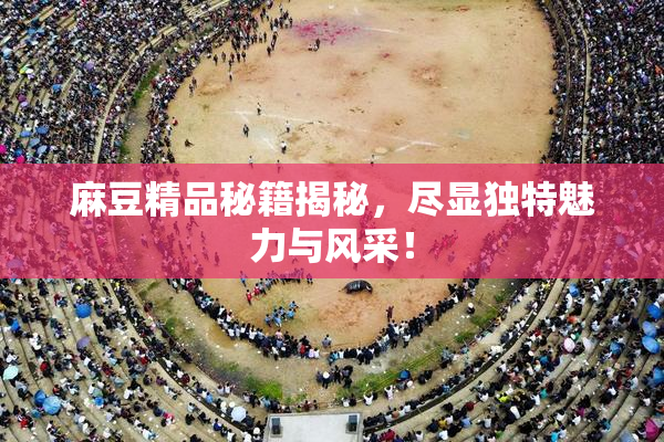 麻豆精品秘籍揭秘，尽显独特魅力与风采！