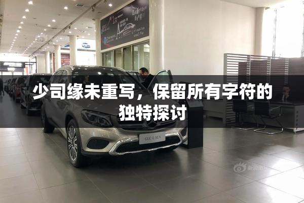 少司缘未重写，保留所有字符的独特探讨