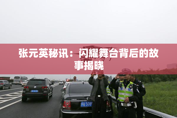 张元英秘讯：闪耀舞台背后的故事揭晓