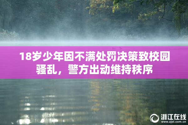 18岁少年因不满处罚决策致校园骚乱，警方出动维持秩序