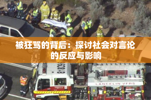 被狂骂的背后：探讨社会对言论的反应与影响