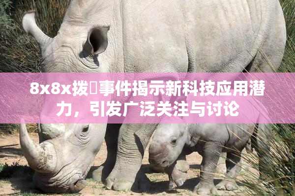 8x8x拨牐事件揭示新科技应用潜力，引发广泛关注与讨论