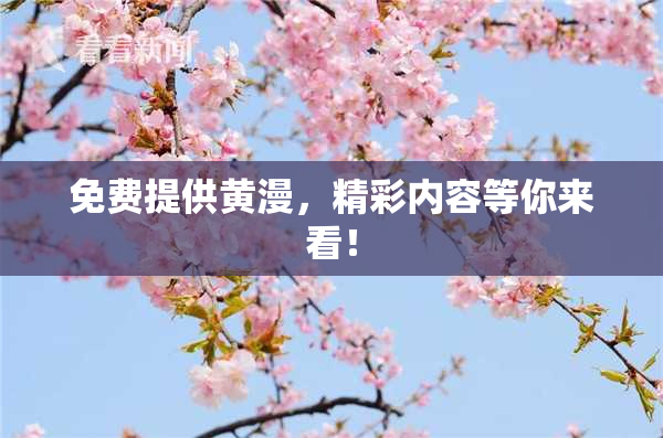 免费提供黄漫，精彩内容等你来看！