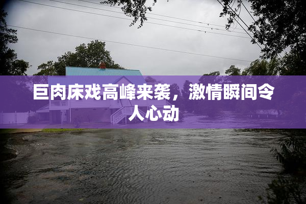 巨肉床戏高峰来袭，激情瞬间令人心动