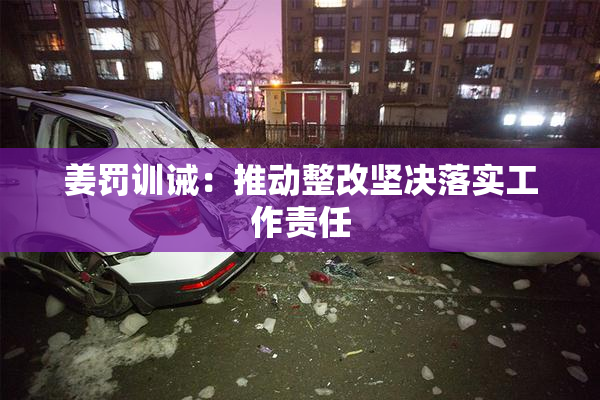 姜罚训诫：推动整改坚决落实工作责任