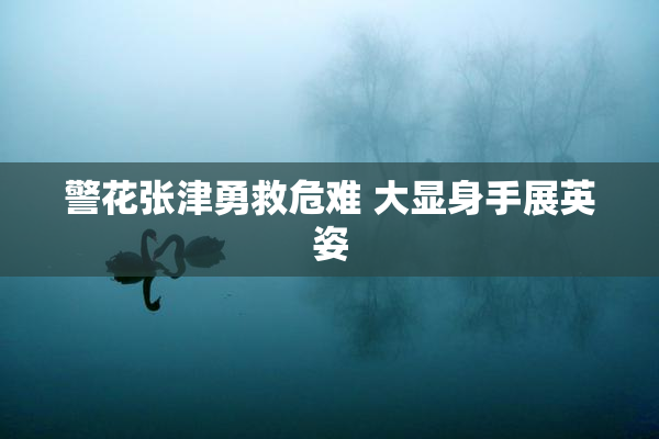 警花张津勇救危难 大显身手展英姿