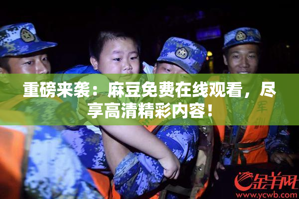 重磅来袭：麻豆免费在线观看，尽享高清精彩内容！