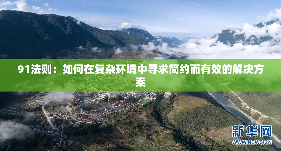 91法则：如何在复杂环境中寻求简约而有效的解决方案