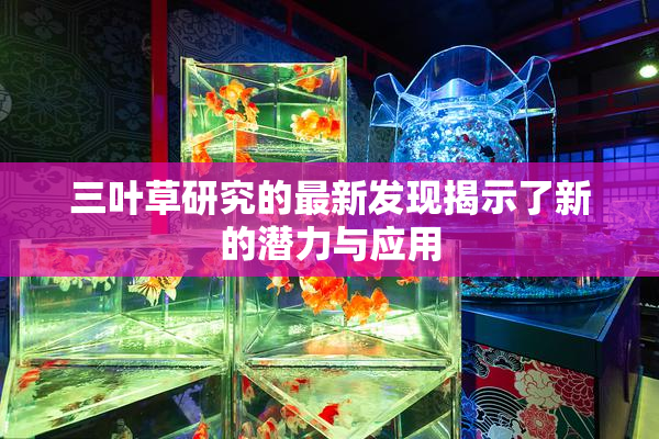 三叶草研究的最新发现揭示了新的潜力与应用