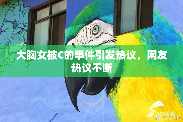 大胸女被C的事件引发热议，网友热议不断