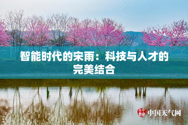 智能时代的宋雨：科技与人才的完美结合
