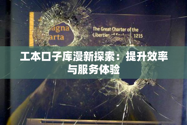 工本口子库漫新探索：提升效率与服务体验