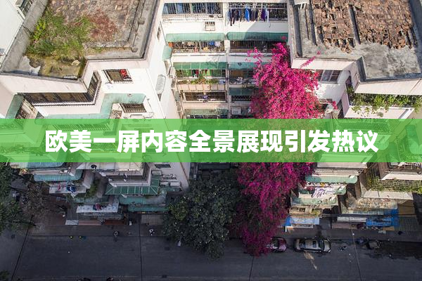 欧美一屏内容全景展现引发热议