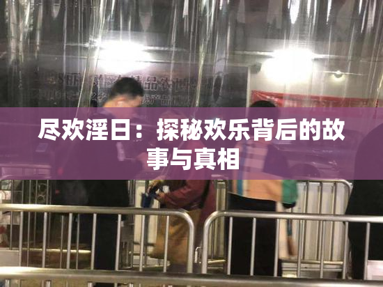 尽欢淫日：探秘欢乐背后的故事与真相