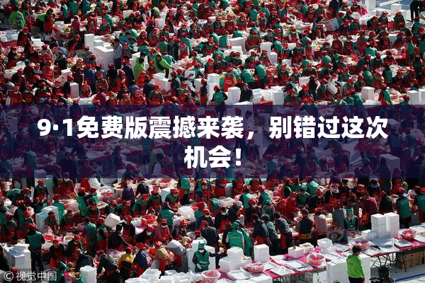 9·1免费版震撼来袭，别错过这次机会！