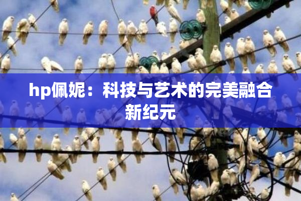 hp佩妮：科技与艺术的完美融合新纪元