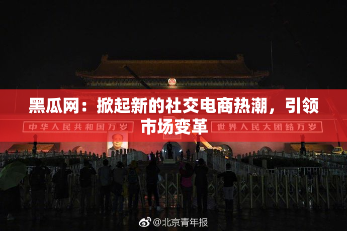 黑瓜网：掀起新的社交电商热潮，引领市场变革