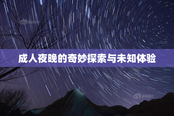 成人夜晚的奇妙探索与未知体验