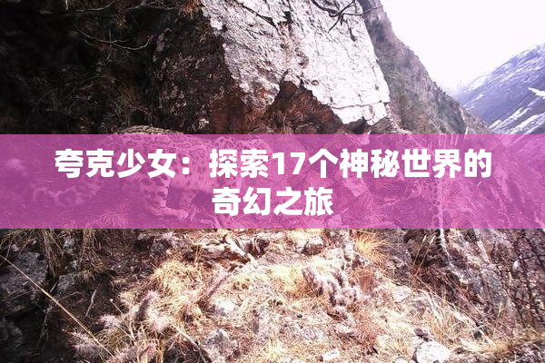 夸克少女：探索17个神秘世界的奇幻之旅