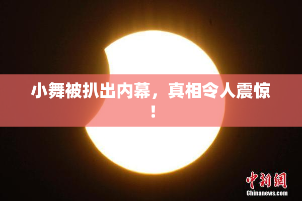 小舞被扒出内幕，真相令人震惊！