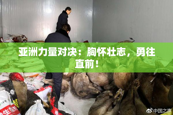 亚洲力量对决：胸怀壮志，勇往直前！