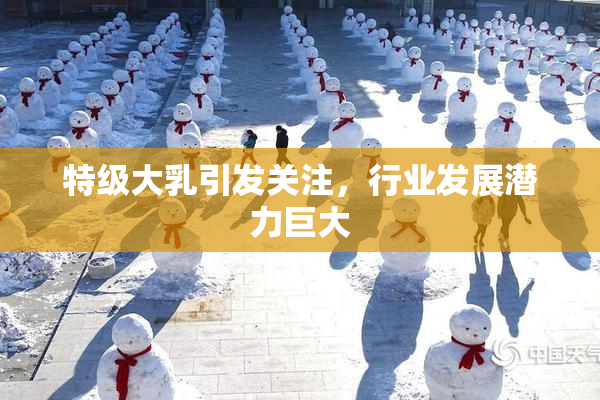 特级大乳引发关注，行业发展潜力巨大