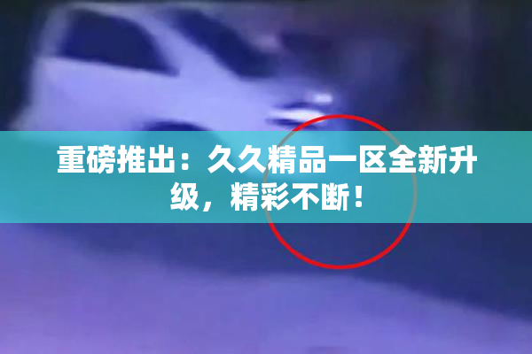 重磅推出：久久精品一区全新升级，精彩不断！