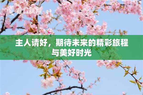 主人请好，期待未来的精彩旅程与美好时光