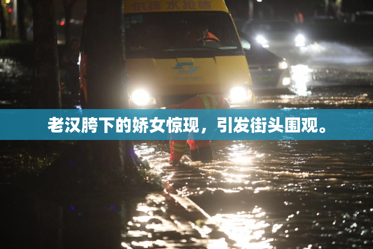 老汉胯下的娇女惊现，引发街头围观。