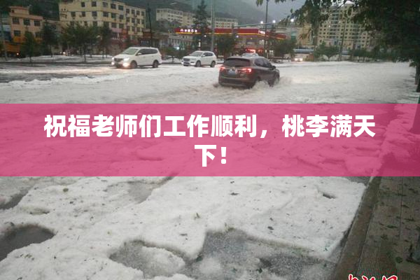祝福老师们工作顺利，桃李满天下！